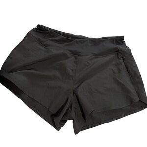 Yogalicious Black Athletic Shorts Lightweight Performance